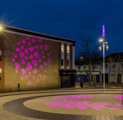 Spennymoor Market Place and Consett Middle Street revitalised using Thorn Lighting’s Thor Lanterns and Customisable Gobo Projectors