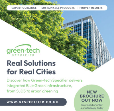 Green-tech launches new Blue Green Infrastructure brochure to support sustainable urban projects