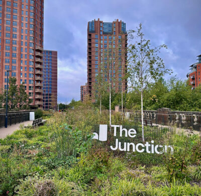 GREEN-TECH SUPPLIES LANDSCAPING MATERIALS FOR A HIGH-LINE, LINEAR PARK IN LEEDS CITY CENTRE