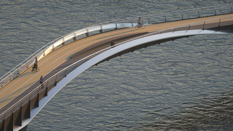 New active travel bridge for Cardiff by Moxon and Arcadis gets go-ahead
