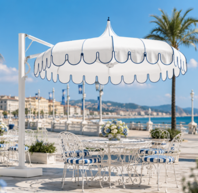 Pagoda<i>ire</i>, a contemporary reinterpretation of the iconic pagoda parasol.
