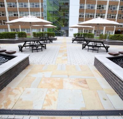 No Staining with GftK Paving Jointing Even on Sawn Sandstone & Keep working in wet weather with no shrinkage cracking